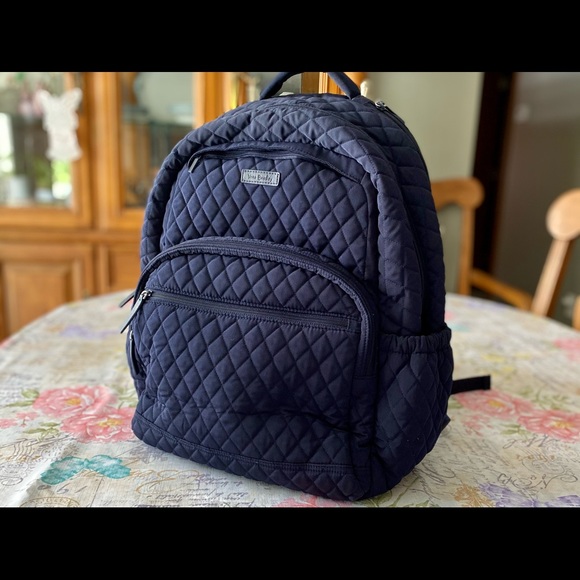 vera bradley navy backpack